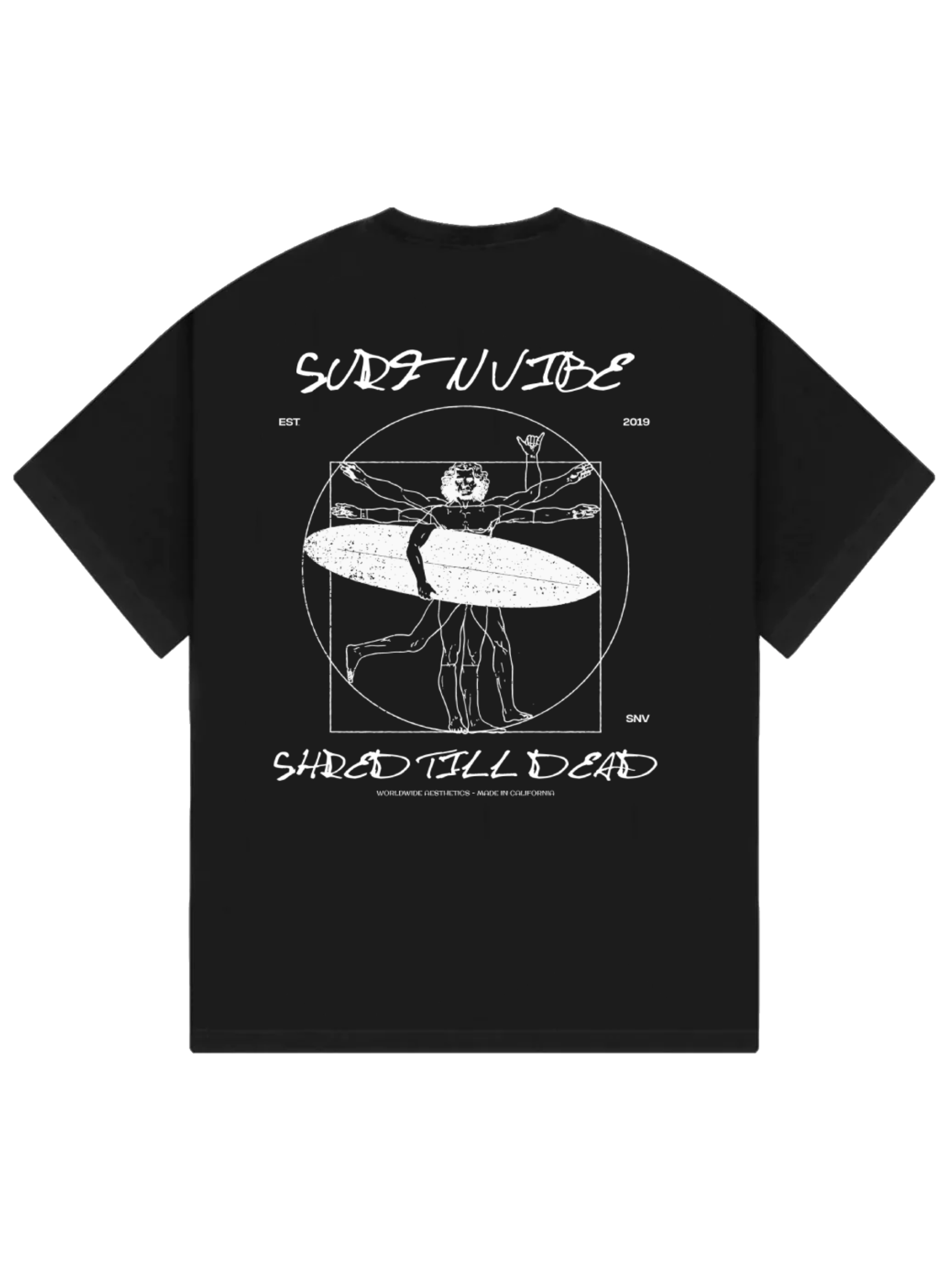 Da Vinci Retro Tee – SURF N VIBE Da Vinci Retro Tee – SURF N VIBE